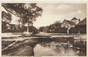 Sussex Postcard - Kipling's House and St Margarets Church - Rottingdean - TZ6135