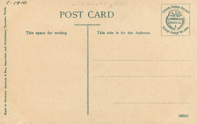 Postcard Oregon Pendleton High School Occupation Sprouse & Sons 22-14227