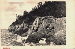 Sweden Omberg Mountain Lake Vintage Postcard C261