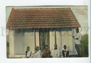 439837 GERMAN Hermannsburg catholic mission Kodur East India church postcard