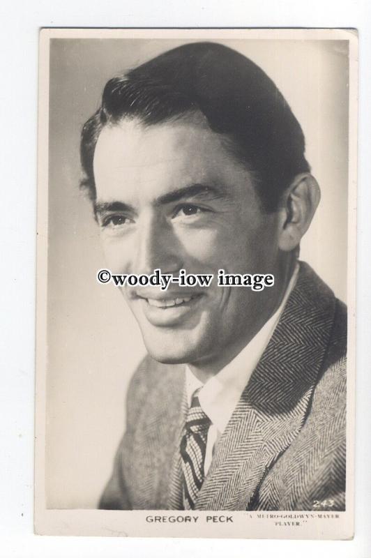 b5019 - Film Actor - Gregory Peck, M.G.M.No.243 - postcard