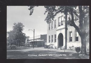 RPPC GUTTENBERG IOWA SCHOOL BUILDING VINTAGE REAL PHOTO POSTCARD