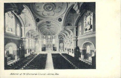 Interior, St. Bernards Church - Akron, Ohio