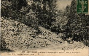 CPA MONT-PILAT - Route du Grand-Hotel passant par la MADELEINE (487379)