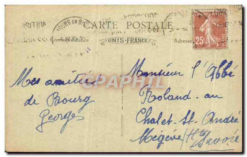 Old Postcard L & # 39Ain illustrious surroundings Bourg Brou Church Mausolos ...