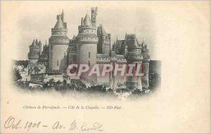 Old Postcard Chateau de Pierrefonds Approval Chapel (map 1900)