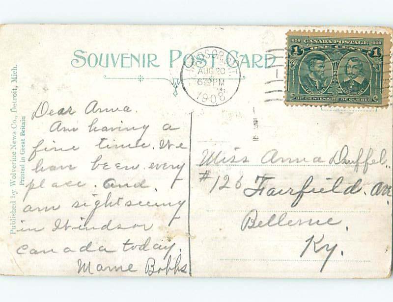 Divided-Back BELLE ISLE Detroit Michigan MI HM6771