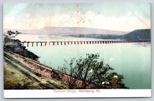 Bridge~Harrisburg Pennsylvania~Rockville Bridge~Polychrome Undivided Back