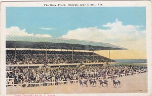 HIALEAH, near MIAMI, Florida; The Race Track, Horse Race, 10-20s