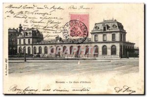 Rouen - La Gare d & # 39Orleans Post Card Old