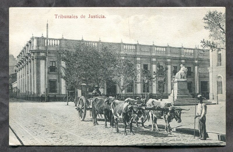 dc1623 - SANTIAGO Chile 1910s Tribunales de Justicia