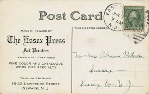 Newark Industrial Exposition, First Regiment Armory, Newark, N.J, Early Postcard