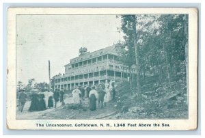 c1910's The Uncanoonuc Goffstown New Hampshire NH, Above The Sea Posted Postcard