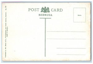 c1910 Frascali Hotel Bermuda River Boat Landing Unposted Antique Postcard