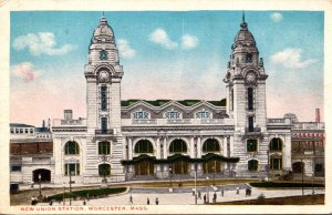 Massachusetts Worcester New Union Railroad Station