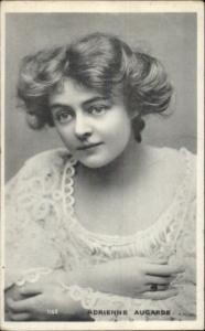 Beautiful Actress Adrienne Augarde c1905 Postcard