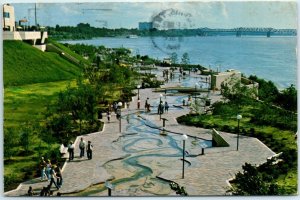 M-28444 South view of River Walk and Mississippi River Mud Island Memphis Ten...