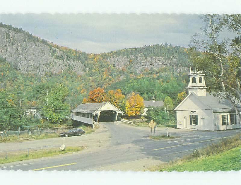 Unused Pre-1980 BRIDGE SCENE Stark - Near Northumberland New Hampshire NH HQ8933