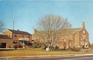 Seaford Delaware~Our Lady of Lourdes Roman Catholic Church & Parsonage?~1950s Pc