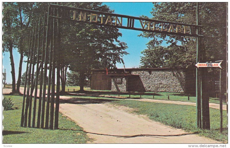 Indian Village, Huronia Museum, Little Lake Park, MIDLAND, Ontario, Canada, 4...