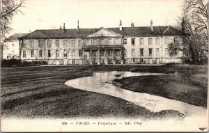 Postcard France Tours Prefecture Government Building
Era: Divided Back