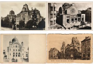 JUDAICA JEWISH 350 Vintage Postcards Incl. SYNAGOGUES (L3736)