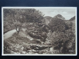 Wales DWYGYFYLCHI Entrance to Fairy Glen c1934 Postcard by Valentine W269