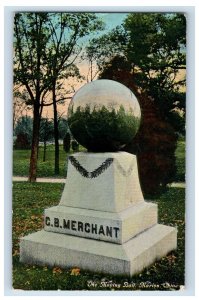 Vintage The HOvering Ball, Marion OH. Postcard F117E