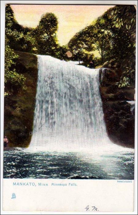 MN - Mankato. Minneopa Falls,  (Tuck 5168)