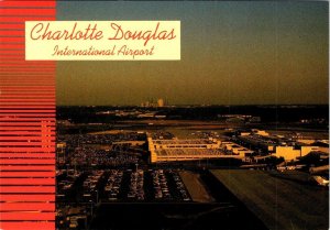 NC, North Carolina  CHARLOTTE DOUGLAS INTERNATIONAL AIRPORT Sunrise 4X6 Postcard