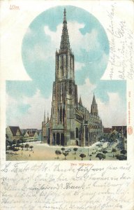 Germany Ulm Munster 1902 postcard 