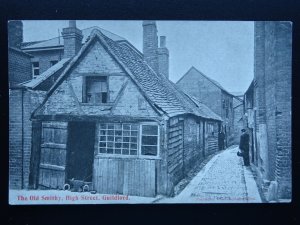 Surrey GUILDFORD High Street THE OLD SMITHY c1903 UB Postcard by Fentum Phillips