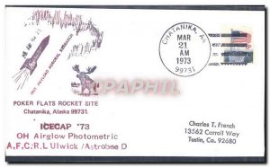 Letter US Poker Flats Rocket Site Chatanika Alaska March 21, 1973