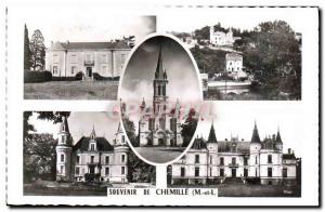 Modern Postcard Souvenir De Chemille Castle