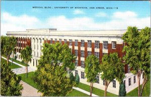 Postcard SCHOOL SCENE Ann Arbor Michigan MI AO4277