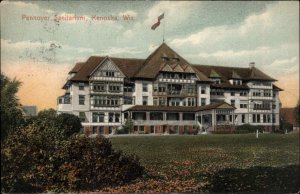 Kenosha Wisconsin WI Pennoyer Sanitarium Sanatorium TB c1910 Postcard