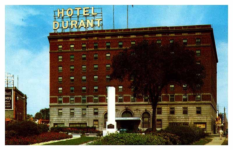 Postcard HOTEL SCENE Flint Michigan MI AS0686