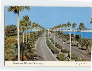 Postcard Clearwater's Memorial Causeway, Clearwater, Florida