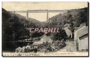 Old Postcard Tardes Viaduct
