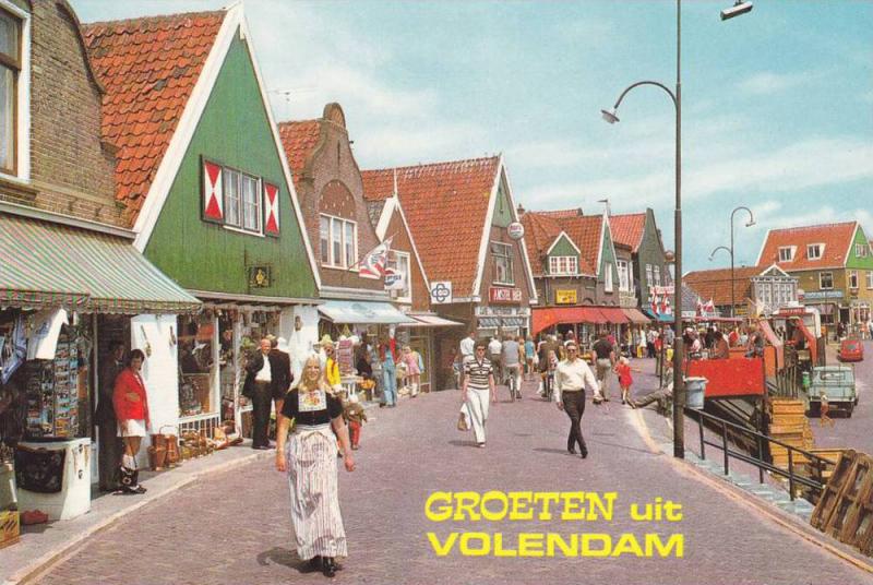 aspect bodem De Kamer Many Small Shops, Groeten Uit Volendam (North Holland), Netherlands,  1950-1970s | Europe - Netherlands - Noord-Holland - Volendam, Postcard /  HipPostcard