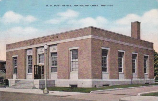 Wisconsin rairie Di Chien Post Office 1941