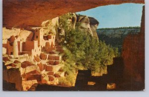 Cliff Palace, Mesa Verde National Park, 1970 Postcard, Smokey Bear Slogan Cancel