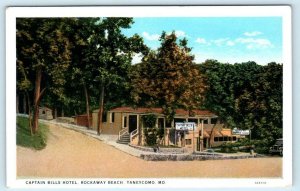 TANEYCOMO, Missouri MO ~ Rockaway Beach CAPTAIN BILLS HOTEL c1920s Postcard