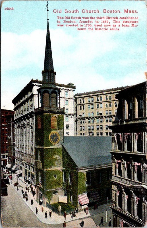 Massachusetts Boston Old South Church