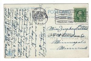 1924 USA Southern California Orange Basket Postcard - Theo Sohmer (MM157)