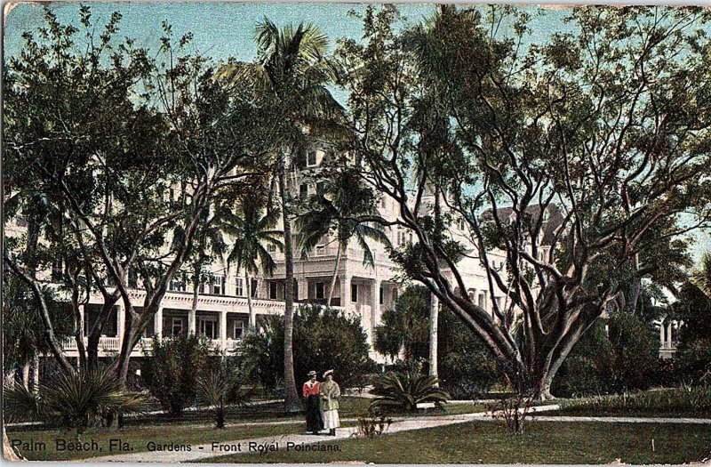 Postcard BUILDING SCENE Palm Beach Florida FL AI2898