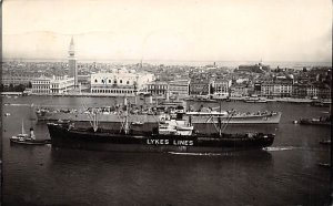 SS Dick Lykes Real Photo Lykes Bros. Steamship Co., Inc. Ship 