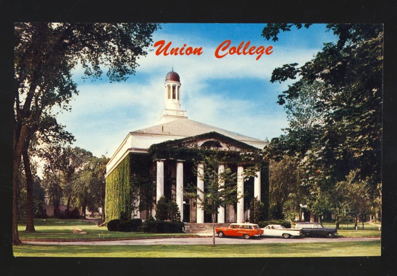 Schenectady, New York/NY Postcard, Memorial Hall, Union College, 1950's ...
