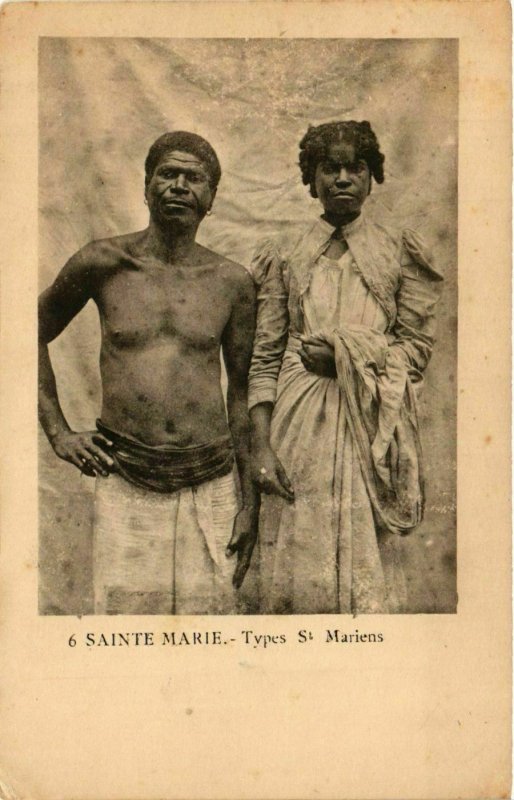 CPA AK SAINTE-MARIE Types St Mariens MADAGASCAR (709394)