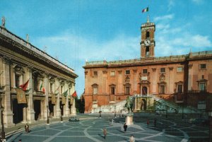 Postcard The Capitol Building Historical Landmark Rome Italy